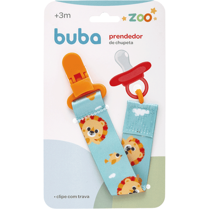 Prendedor de Chupeta Buba Zoo - Leão