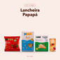 Kit Lancheira Papapá - composição com os 4 itens